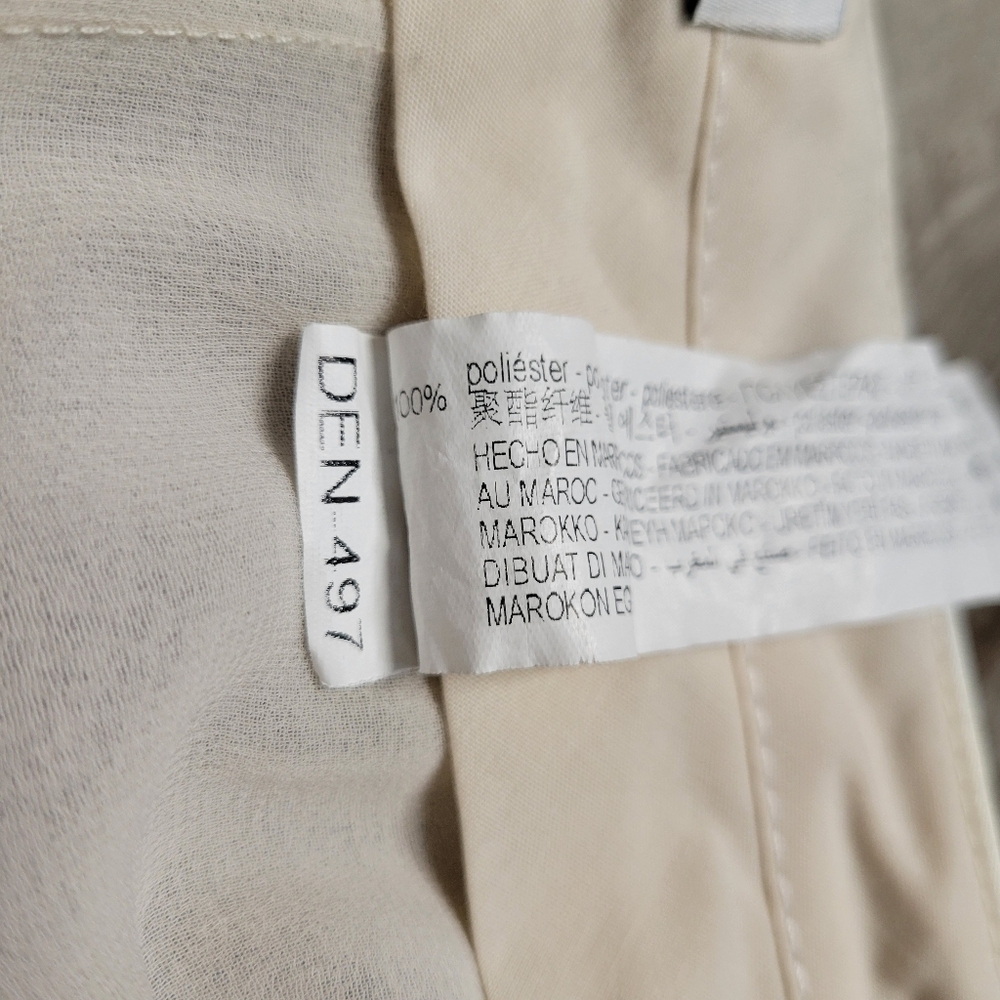 Zara Satin Effect Trousers Size Medium - Picture 8 of 8